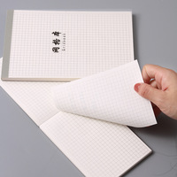 175*250mm DePai papier cahier Transparent PP couverture étanche B5A5 ligne horizontale blanc vérificateur papier cahier pour les étudiants