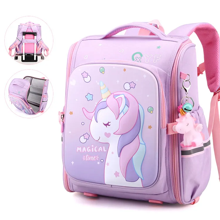 2022 Wholesale Prices Sac Scolaire Customize Cute Cartoon Unicorn Primary Student Girl Boys Children Backpack Kids School Bag