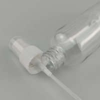 Flacon pulvérisateur vide en PET transparent de 100 ml avec pompe à pression, brume fine, pour désinfectant pour les mains, parfum, lotion, eau, liquide, sérum pour les soins de la peau