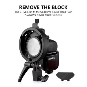 Support Pro <span class=keywords><strong>Godox</strong></span> Type S pour Flash Speedlite <span class=keywords><strong>Yongnuo</strong></span>/Nissin/Metz, Monture Bowens, en Alliage d'Aluminium, Moule Privé, pour Diffusion en Direct - Product Image 4