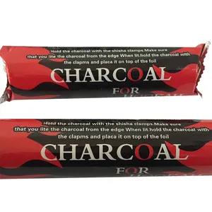 Hot Selling 33mm Round Hookah Charcoal Fast Ignite Shisha Charcoal