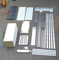 Maison préfabriquée de conteneur compacte et rapide à assembler pour le stockage de bureaux temporaires en milieu urbain