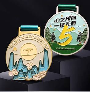 Cintas para Medallas Irregulares Creativas y Duraderas, Personalizadas de Fábrica, de Aleación de Zinc, Premios Deportivos con Esmalte 3D - Product Image 4