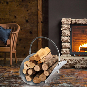 Accesorios Modernos para Fogatas de Hierro y Metal, Herramientas para Chimenea, Soporte para Leños, Almacenamiento de Leña - Product Image 3