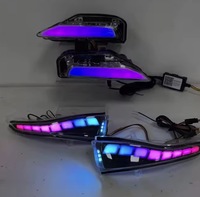 RGB LED Bumper Lights Flow Series Fit for Infiniti Q50 Sport Sedan 2014-2024 App Control Sequential Turn Signal DRL Assembly