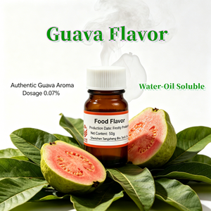 Essenza di <span class=keywords><strong>Guava</strong></span> Pura 301021 per Bevande, Prodotti da Forno e Dolciumi, Certificata HALAL ISO22000 MOQ 1kg Idrosolubile/Olio-solubile - Product Image 1