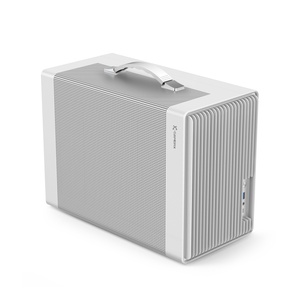Haute qualité MATX Mini ITX bureau de travail personnalisé en aluminium blanc boîtier d'ordinateur de jeu PC <span class=keywords><strong>Portable</strong></span> boîtier de boîtier de PC - Product Image 6