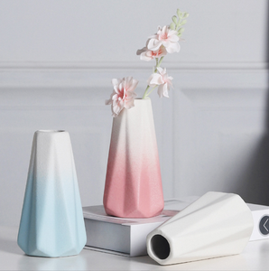 <span class=keywords><strong>Vaso</strong></span> in ceramica per viso astratto nordico creativo piccolo dispositivo di fiori decorativi freschi <span class=keywords><strong>vaso</strong></span> da tavolo in porcellana stella del cielo per vivere - Product Image 1