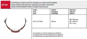 หมวกแข็งสไตล์อิตาลีสายรัดคาง stvx พร้อมที่วางคาง - Product Image 2