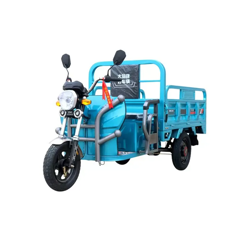 2024 Rẻ Hơn Mạnh Mẽ Điện 60V 1000W Điện Ba Bánh Hàng Hóa Điện Trike Ba Bánh Cho Hàng Hóa Điện Van Cho Toàn Cầu