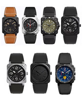 Bracelet de montre en caoutchouc souple de 22mm 24mm avec boucle en caoutchouc pour Bell & Ross BR 03-92 Diver Saturn, accessoires de montre