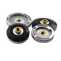 Support de fixation en aluminium Snail Lock de 5 pouces pour meuleuse manuelle, compatible avec les disques de meulage ou les disques de polissage des bords