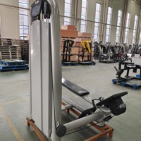 Komersial duduk Horizontal Pully intensitas tinggi dengan beban Pin Premium Q235 tabung Oval Air Spring Gym peralatan kebugaran