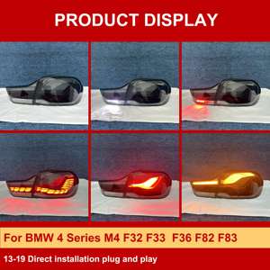 Luces Traseras LED J ONE Personalizadas con Diseño de Escamas de Dragón GTS para <span class=keywords><strong>BMW</strong></span> Serie 4 M4 F32 F33 F36 F82 F83 2013-2019, Fabricante de Luces Traseras - Product Image 3