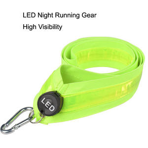 Ceinture de ceinture de danse de cérémonie de bandoulière de lumière LED rechargeable pour courir la nuit sangle d'avertissement de sécurité - Product Image 6