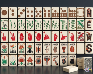 2026GH Fichas de Mahjong de Lujo Serie <span class=keywords><strong>Serengeti</strong></span> Blanco Marfil 160 Fichas para 4 Jugadores Portátil Estilo Americano Moderno Ecológico - Product Image 1