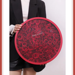 Cao cấp trong suốt <span class=keywords><strong>PVC</strong></span> cửa sổ lớn hộp tròn Hộp Hoa Hộp quà tặng bao bì - Product Image 2