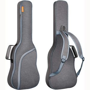 Muestra gratis al por mayor instrumento de música accesorio Individual Doble hombro mandolina bajo acústico guitarra bolsa impermeable - Product Image 1