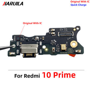 Puerto de carga USB original para teléfono móvil para Xiaomi Redmi 10/10 Prime micrófono Dock Connector Board Flex Cable - Product Image 2