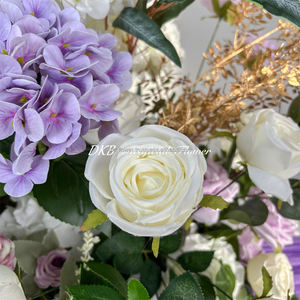 Nouveaux Arrangements Floraux Artificiels Premium pour Mariage, Chemins de Table Floraux, Rangées d'Arrangements pour Décoration de Mariage en Plein Air - Product Image 6