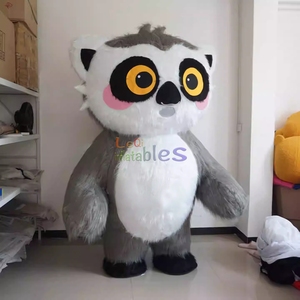 Disfraz de Mascota de lémur inflable, disfraces de gente para caminar, personaje de dibujos animados, Animal lindo para evento de Cosplay - Product Image 6