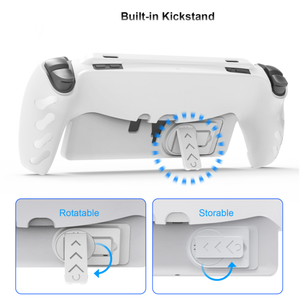 Phía Trước Trở Lại <span class=keywords><strong>TPU</strong></span> Trường Hợp Bảo Vệ Với Chân Đế Cho Chơi Trạm Cho PS Cổng Thông Tin Giao Diện Điều Khiển Màn Hình Trường Hợp Đầy Đủ Bìa - Product Image 6