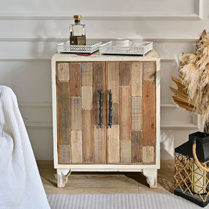 INNOVA Solid Wood Panel <b>Sideboard</b> Accent Cabinet Rustic Farmhouse Living Room Storage for Kitchen and Hotel Use - Product Image 1