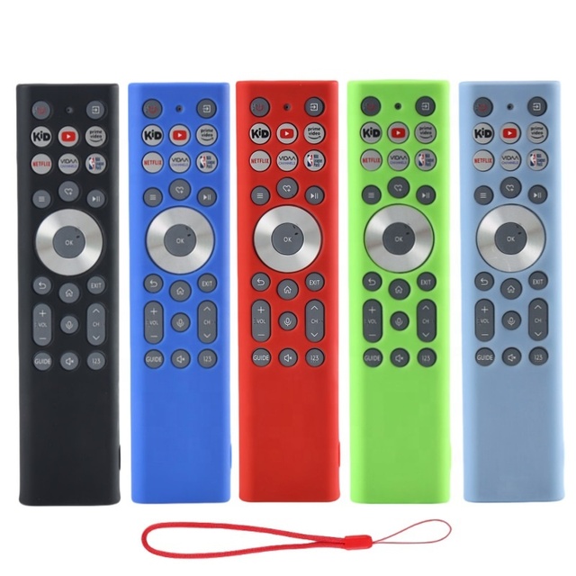 Anti-Fall Luminous Silicone Remote Cover Sleeve Use for Hisense ERF6F80H Smart Television Remote Control Protective Case