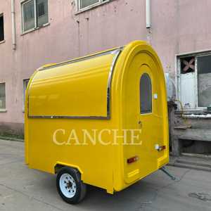 Mini carrito de helados Hotdog Camión de comida móvil | Remolque de comida de cocina de refrescos totalmente equipado para la venta - Product Image 2