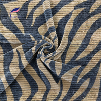 Coton 8 velours côtelé imprimé tigre tissu à la mode chaud coupe-vent résistant aux taches Anti-pilule pour Textiles de maison garçons filles chemises