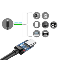 Cable de Carga Rápida USB Tipo C Xput PD 60W 3A, Macho a Macho, 1M 2M, para iPhone 15 16 17