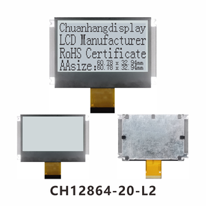 2.8 inch 12864 COG LCD Màn hình hiển thị đơn sắc với khung sắt nhà máy trực tiếp st7565r <span class=keywords><strong>Dot</strong></span> ma trận cho khả năng hiển thị cao - Product Image 2