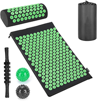 NEH tapis d'acupression akkupressur mat et oreiller ensemble mata do akupresury tapis à pointes avec acupuncture ongles shakti tapis acupression