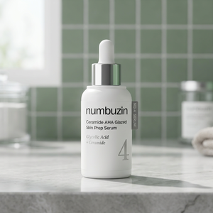 Numbuzin korean skin care No.4 Ceramide AHA Glazed Skin Prep Serum - Korean Skincare Ceramide AHA Serum Glowing Hydrating <b>Face</b> - Product Image 3