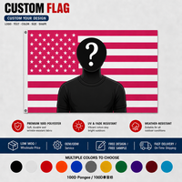 Drapeau américain personnalisé 3x5 pieds, drapeaux personnalisés, concevez votre image, tapisserie amusante, affiche pour décorer les clubs, les salons, les chambres