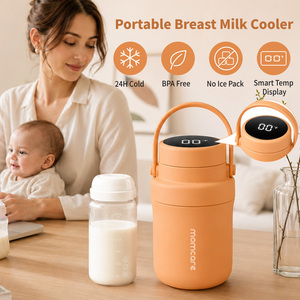 Refroidisseur de <span class=keywords><strong>lait</strong></span> <span class=keywords><strong>maternel</strong></span> électrique portable Momcare <span class=keywords><strong>Mini</strong></span>, bouteille isotherme de 12 oz, stockage sûr pendant 24h pour les voyages et les activités de plein air - Product Image 2