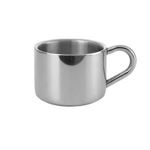 Novedoso <span class=keywords><strong>Juego</strong></span> <span class=keywords><strong>de</strong></span> Tazas <span class=keywords><strong>de</strong></span> Café <span class=keywords><strong>de</strong></span> Acero Inoxidable 304 con Cuchara Mezcladora y Plato, Taza Metálica Reutilizable para Leche y Té - Product Image 4