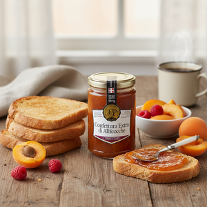 100% Organic Apricot Orange Raspberry & Peach <b>Jam</b> in Mason <b>Jar</b> - Product Image 2