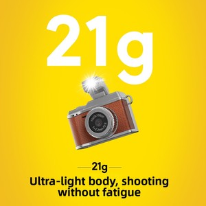กล้อง Vibe Mini Life ขนาด 2.7 นิ้ว หน้าจอหมุนได้ ความละเอียด Full HD 1080p พร้อม Wi-Fi และไฟฉายในตัว กล้องสำหรับเด็ก - Product Image 3