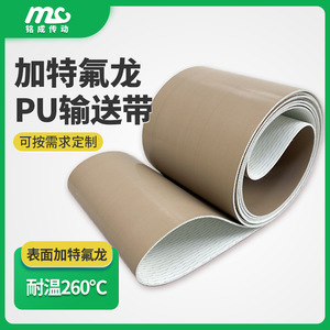 Banda Transportadora de PU con Revestimiento de Teflón para Resistencia a Altas Temperaturas y Superficie Antiadherente - Product Image 5