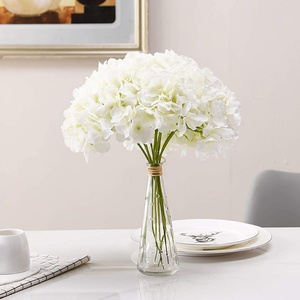 Hortensias de Seda al por Mayor, Flores Artificiales para Decoración de Bodas/Hogar, RealTouch, Flores Artificiales de Alta Calidad DKB - Product Image 5