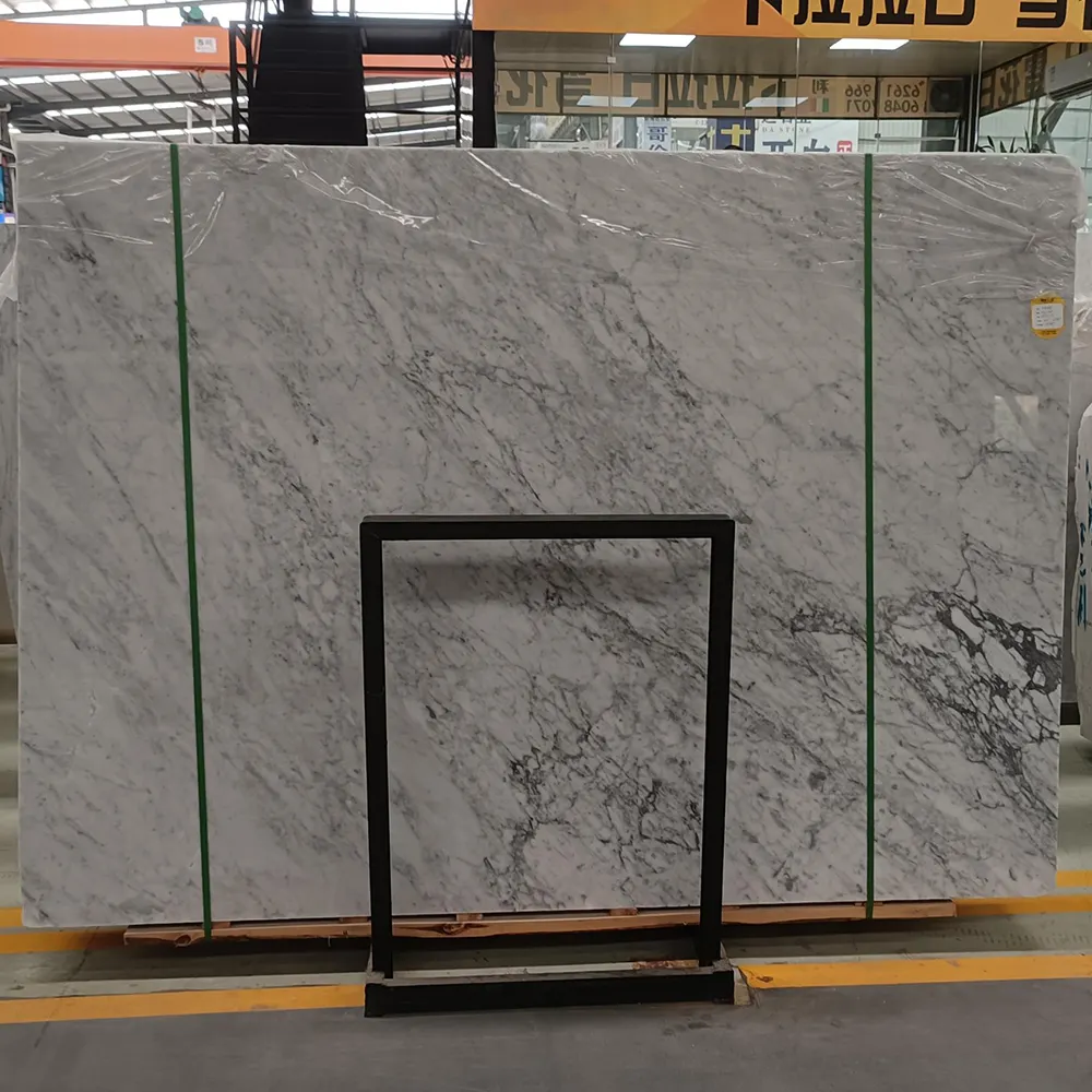 Goldtop OEM/ODM marmore Marmol gạch và bi xây dựng đá cẩm thạch gạch lát sàn Philippines Carrara đá cẩm thạch trắng cho bàn
