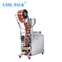 XT1-300g Enrobeuse verticale automatique pour liquides et pâtes alimentaires, avec trémie en acier inoxydable, pour sachets de miel, ketchup, confiture et emballage par pompe