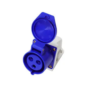 3 pin 4 pin 5 pin 32a industrial plug and socket manufacturers explosion proof male and female waterproof industrial plug