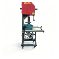 Scie à ruban verticale pour le travail du bois 4000W 220V 380V Hauteur de coupe max. 20CM pour le bois