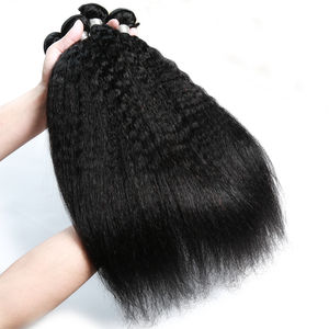 Extensiones de Cabello Virgen Remy de Alta Calidad, Liso Rizado, de 12 a 30 Pulgadas, Doble Trama - Product Image 2