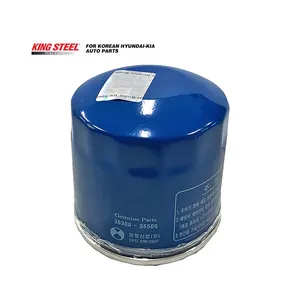 KINGSTEEL OEM 26300-35504 ricambi Auto di alta qualità Filtro olio parti del motore Auto vendita calda Filtro de aceite per Hyundai KIA