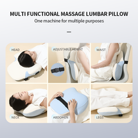 Soutien lombaire coussin de Correction de Posture assise masseur de dos électrique coussin de soutien lombaire ergonomique réglable pour le corps entier