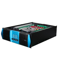 MA4888 Pro Audio 3U Amplificateur de puissance numérique stéréo classe H 4 canaux 1200W Amplificateurs linéaires haute puissance
