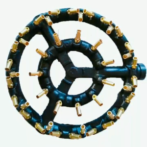 Chorro de Gas quemador para <span class=keywords><strong>Wok</strong></span> chino de boquilla redonda Jet quemador con 44 puntas de latón - Product Image 4
